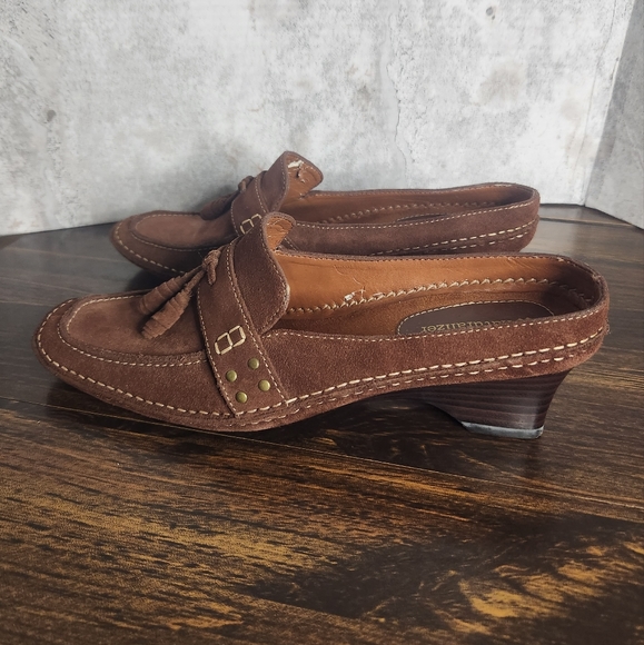 Naturalizer Brown leather Loafer with tassels Size 8M - Picture 4 of 11